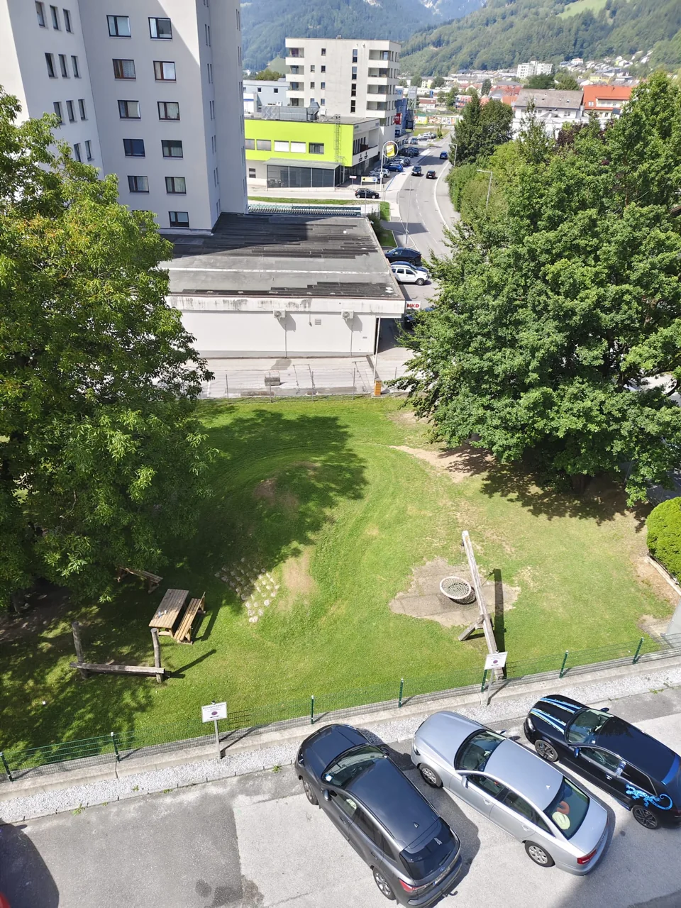Blick auf die Umgebung des Apartments Alter Brummi