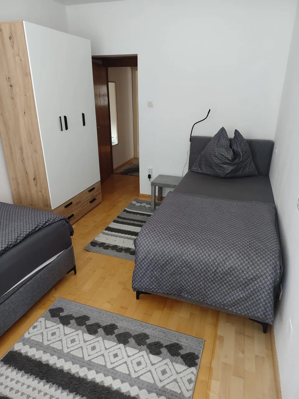 Einzelbetten im Apartment Liezen